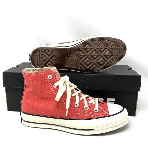 🎄SALE🎄 CONVERSE Iconic Cushion Women's Sneakers CHUK 70 Hi Top Terracotta Pink - Picture 2 of 10